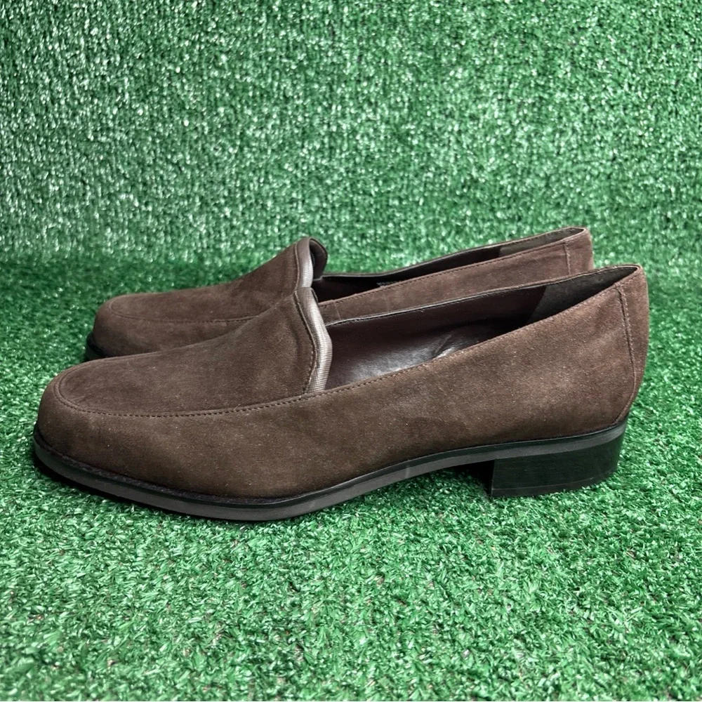 NEW - Rockport‎ Brown Suede Loafers Comfort DMX Made In Brazil Women's Size 10 M